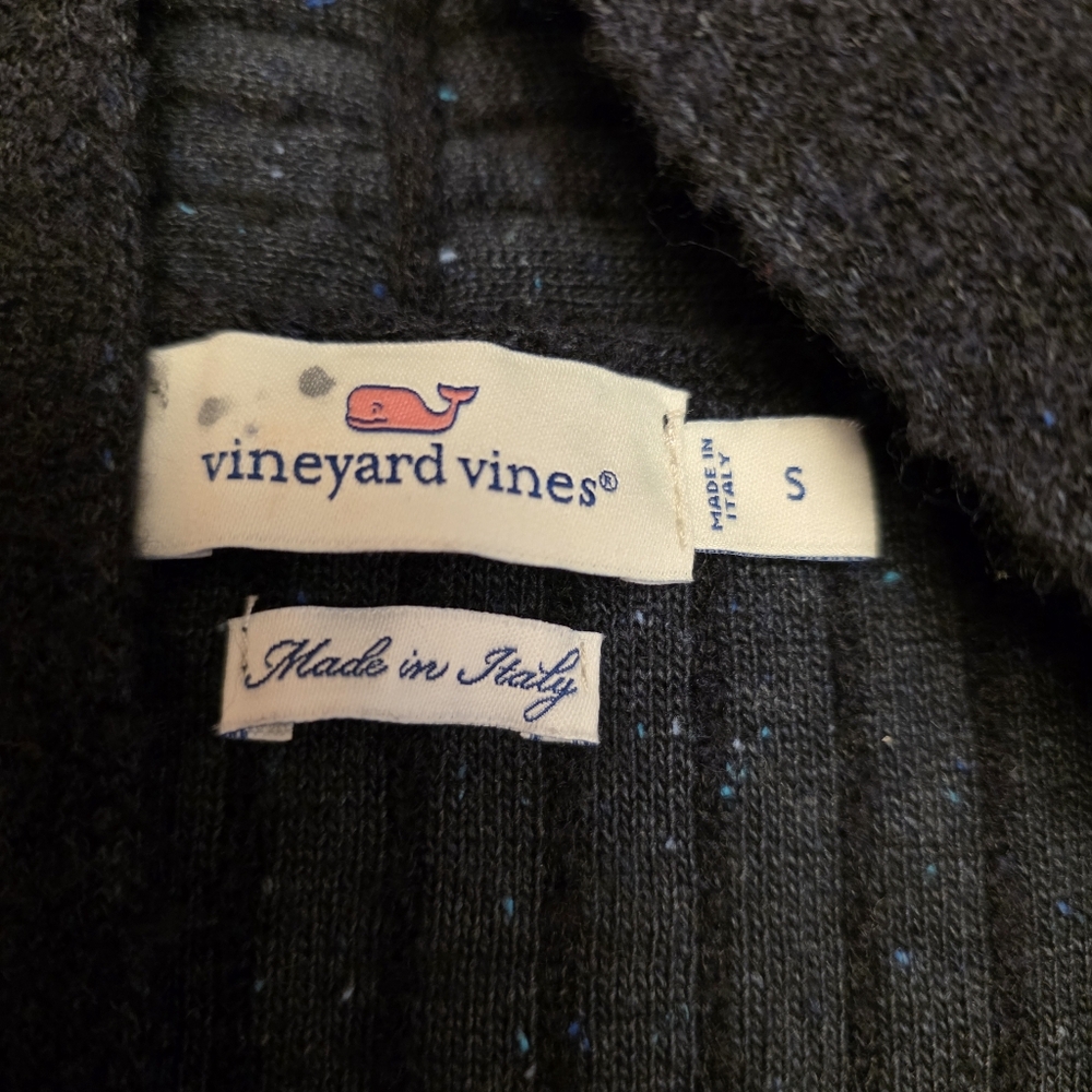 Vineyard Vines Women's Navy Blue Boxy Cardigan Sweater Size S - Picture 8 of 10